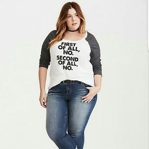 ISO Torrid shirt First of All   NOT FOR SALE